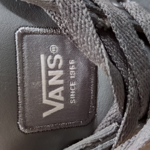 Vans Ward DX Gray Leather Skate Sneakers Size 13 - Picture 9 of 11